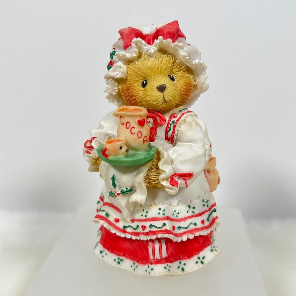 1995 Enesco Cherished Teddies Holly "A Cup Of Homemade Love" Figurine #141119